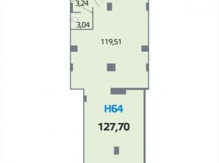 Продажа помещения свободного назначения 127.7 м²