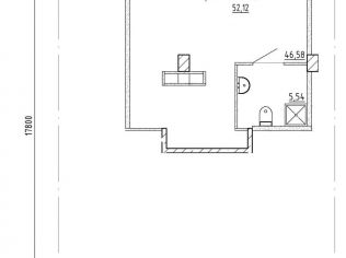 Продажа помещения свободного назначения 52.1 м²