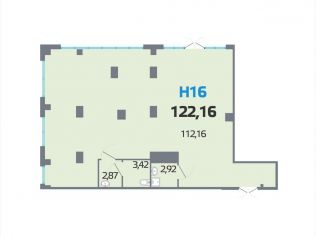 Продажа помещения свободного назначения 122.2 м²