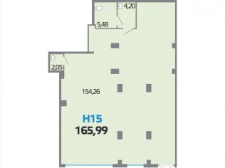 Продажа помещения свободного назначения 166 м²