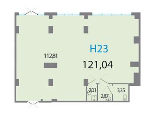 Продажа помещения свободного назначения 121 м²