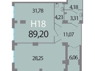 Продажа помещения свободного назначения 89.2 м²