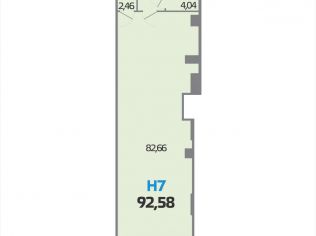 Продажа помещения свободного назначения 92.6 м²