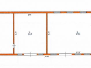 Аренда производственного помещения 167.2 м²