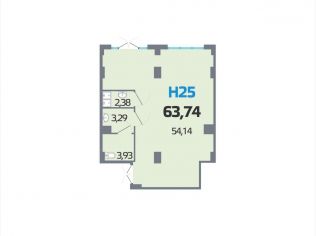 Продажа помещения свободного назначения 63.7 м²