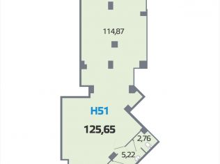 Продажа помещения свободного назначения 125.7 м²
