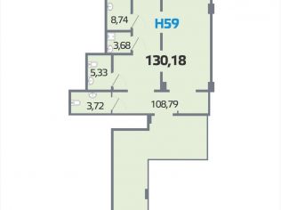 Продажа помещения свободного назначения 130.2 м²