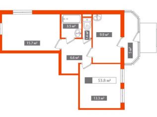 Продажа помещения свободного назначения 53.8 м²