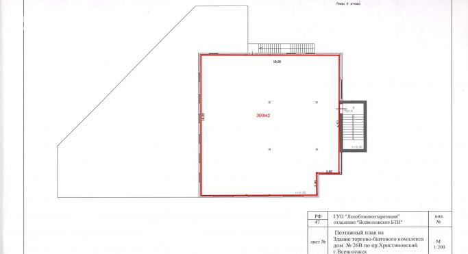Аренда торгового помещения 300 м², Христиновский проспект - фото 2