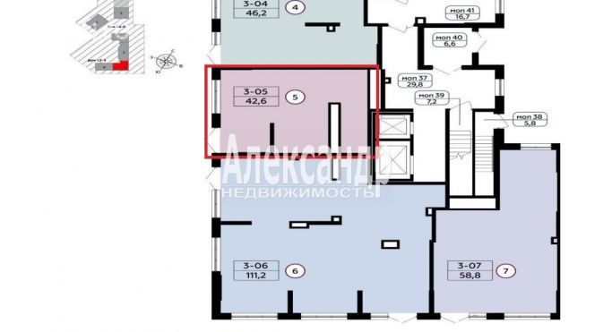 Продажа торгового помещения 42.6 м² - фото 2