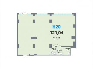 Продажа помещения свободного назначения 121 м²