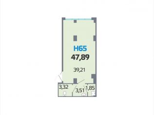 Продажа помещения свободного назначения 47.9 м²
