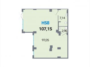 Продажа помещения свободного назначения 107.2 м²
