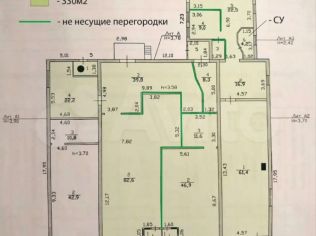 Аренда торгового помещения 330 м²
