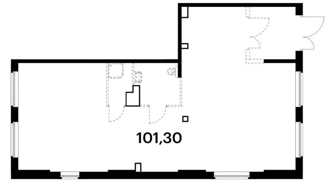 Продажа помещения свободного назначения 101.3 м² - фото 1