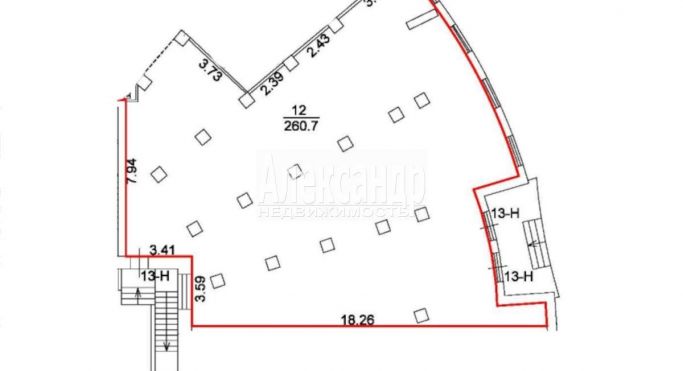 Аренда помещения свободного назначения 260.7 м², Озёрная улица - фото 2